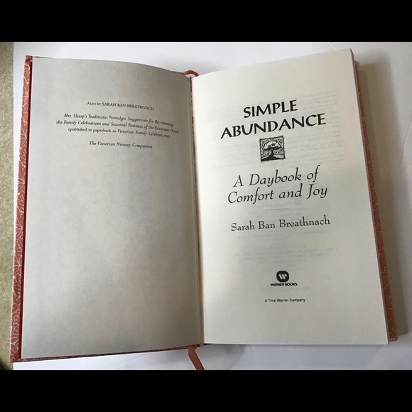 Simple Abundance a Daybook Of Comfort & Joy - Picture 6 of 6